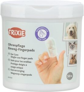 TRIXIE 29392 Ear Care Ohrenpflege, Fingerpads, 50 Stück (1er Pack)