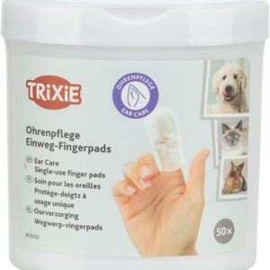TRIXIE 29392 Ear Care Ohrenpflege, Fingerpads, 50 Stück (1er Pack)