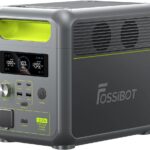 FOSSiBOT F1200 Tragbare Powerstation, Solargenerator 1024Wh LiFePO4, 1200W AC 100W USB-C, Ideal für Camping Wohnmobil Zuhause RV