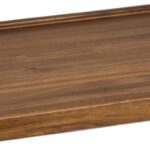BURNHARD® Schneidebrett aus Akazienholz – extra großes XXL Küchenbrett (52 x 38 cm) mit Saftrille, Griffmulden & rutschfestem Stand