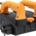 Betonfräse Elektrische 1200W, 1000-4000r/min Sanierungsfräse, Putzfräse Mauerfräse, 1-4mm Hobeltiefe, 15cm Breite, Wandhobelmaschine Walzenfräse