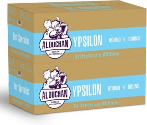 Shisha Kohle Naturkohle – Premium Kokoskohle für Wasserpfeife – 1KG, 4KG, 10KG, 20KG – Hohe Hitze, Lange Brenndauer (YPSILON Drittelkreis 25mm 20KG)