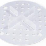 Bauhandel24 Fugenkreuze 3mm für Terrassenplatten Plattenlager Auflage Pads mit Teller Außenbereich Kiesbettlager Splittbettlager Transparent