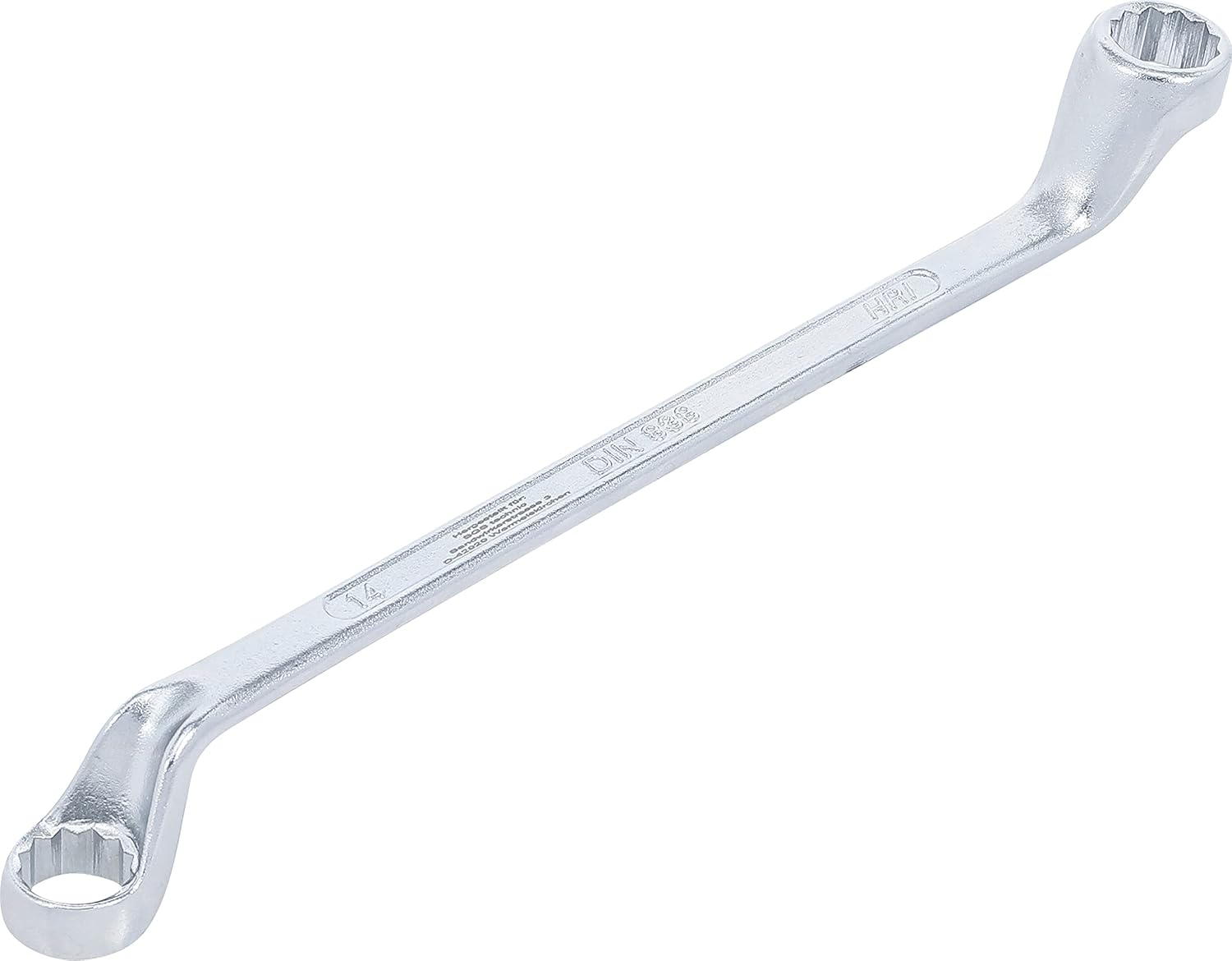 BGS 1214-16x17 | Doppel-Ringschlüssel, gekröpft | SW 16 x 17 mm – Bild 5