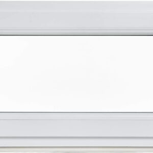 Kellerfenster - Kunststoff - Fenster - weiß - BxH: 80 x 60 cm - DIN rechts - 2-fach-Verglasung - Lagerware