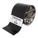 HSS Dach Reparaturband selbstklebend mit MicroSealant Klebstoff – für Dach & Abdichtungen – wasserdichtes Klebeband – Schwarz – 100 mm x 5 m