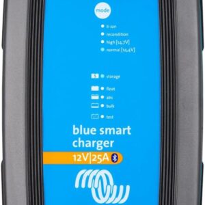 Victron Energy Blue Smart Batterie Ladegerät 12-Volt 25 Ampere 230V - Autobatterie Ladegerät - Batterieerhaltungsgerät und Desulfator - IP65 Geschützt - Bluetooth - CEE 7/17