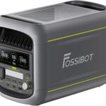 FOSSIBOT F1800 Tragbare Powerstation 1800W, 1024Wh LiFePO4 Solargenerator, 100W Typ-C, 45 Min. Schnellladung von 0-80%, für Reise, Camping, Hausgebrauch