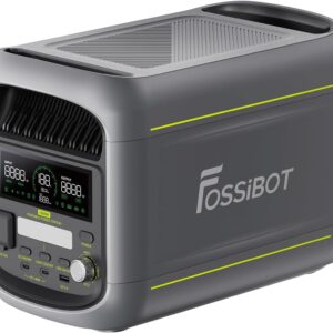 FOSSIBOT F1800 Tragbare Powerstation 1800W, 1024Wh LiFePO4 Solargenerator, 100W Typ-C, 45 Min. Schnellladung von 0-80%, für Reise, Camping, Hausgebrauch