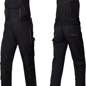 WORK IDEA Herren Stretch-Arbeitslatzhose mit zahlreichen Taschen und Werkzeugtaschen