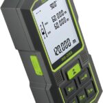 Bilaterales Laser Entfernungsmesser, 393Ft/120M Dual-Laser-Messwerkzeug, Wiederaufladbares Laser-Messgerät mit Ft/in/M-Einheiten, Winkelsensor, Pythagoras-Modus, Flächen- und Volumenmessung