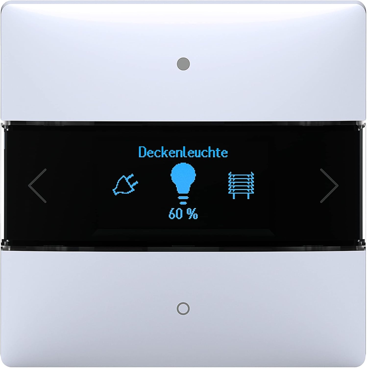 Theben 4969238 iON 108 KNX Raumkontroller mit integriertem Temperaturregler I Sichere Kommunikation durch KNX Data Secure I App Steuerung Bluetooth