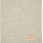 menique Warm Wolldecke Milan 130x165 cm – Beige Dicke Kuscheldecke aus 100% Wolle, Weiche Sofa- & Couchdecke mit Fransen, Warme Decke & Plaid für Wohnzimmer, Bett & Outdoor, Winter