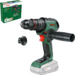 Bosch Akku-Schlagbohrschrauber AdvancedImpact 18V-80 QuickSnap (zum Bohren und Schrauben; 18V System; bürstenlos; 82 Nm; 13-mm-Bohrfutter; Zusatzhandgriff; ohne Akku)