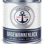 Hamburger Lack-Profi Badewannenlack GLÄNZEND Weiß RAL 9010 Badewannenbeschichtung Emaille Farbe (1 L)