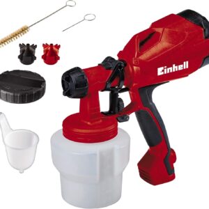 Einhell elektrisches Farbsprühsystem TC-SY 500 P (500 W, für kleine und mittelgroße Arbeitsflächen für Lacke und Lasuren, Farbmengenregulierung)