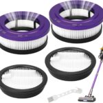 4 Stück Staubsaugerfilter Kompatible mit Anyson Stars 5 45000Pa/550W/70Min Staubsauger Kabellos HEPA-Filter-Ersatz-Set,Waschbar & Wiederverwendbar,Super Leise Ersatzfilter für Zuhause,Büro,Hotel