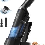 Aspiron Handstaubsauger Akku, 18000Pa & Schnellladestation, Starke Absaugung, HEPA-Filter, Akkusauger Klein für Autos, Zuhause, Büro