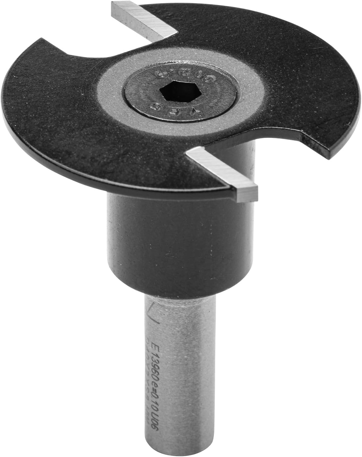 ENT 13960 Scheibennutfräser HW, Schaft (S) 8 mm, Durchmesser (D) 40 mm, NL 2 mm, GL 50 mm, auf Aufnahmedorn montiert – Bild 3