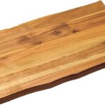 KESPER | Schneid- und Servierbrett, Material: Akazienholz, Maße: 45 x 27 x 2 cm, Farbe: Braun, Natur | 28502