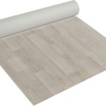 CV Bodenbelag Lugana Holz Optik Grau, 250x200 cm, pflegeleichter PVC Vinylboden in Holzoptik, Meterware für Küche und Wohnzimmer