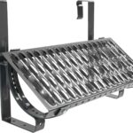 Laufrost für Dach & Schornstein, Komplettset Typ D mit Dachtritt, Haltern, Befestigungen & Befestigungsschrauben, Trittfläche zur Bewegung auf dem Dach, Laufgitter, 40 cm Länge, Schwarzgrau