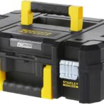 STANLEY FatMax Pro-Stack Werkzeugbox/Werkzeugkoffer leer Werkzeugkasten - Werkzeugkiste (13.5 Liter, für kleinerer Handwerkzeuge + Elektrowerkzeuge, mit Schaumstoff-Einlage, stapelbar) FMST1-71966