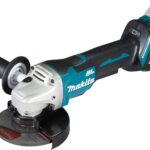 Makita DGA515Z Akku-Winkelschleifer 18 V mit Paddleschalter (ohne Akku, ohne Ladegerät), Pfauenblau