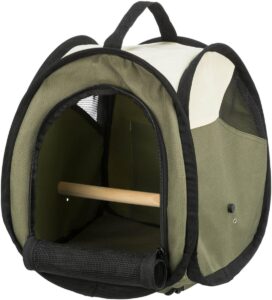 TRIXIE Transporttasche - beige/olivgrün 27 × 32 × 27 cm