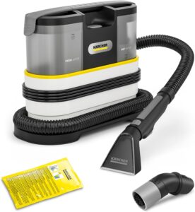 Kärcher Waschsauger SE 2 Spot Care, Aufnahmeleistung: 450 W, Frischwassertank: 1,5 l, Fläche: 2,89 m2, Gewicht: 4,2 kg, Sprühsaugschlauch, Waschpolsterdüse, Fleckendüse und Reiniger RM 519