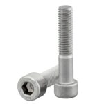 Zylinderschraube mit Innensechskant nach Norm DIN 912 / ISO 4762 Teilgewinde rostfreier Edelstahl A2 V2A Zylinderkopfschraube (M8 x 50 mm, 10 Stück)