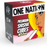 ONE Nation | Premium 26er Kokoskohle Naturkohle, Coconut Charcoal Kokosnuss Kohle, Briketts aus Kokosnussschalen, Grillkohle Kohlewürfel I Geschmacksneutral, Langer Brenndauer 20kg