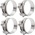 6 Stück Gelenkbolzenschellen Edelstahl Schlauchschellen Starke Schlauchklemme Spannbereich 36-39mm, Bandbreite 20mm