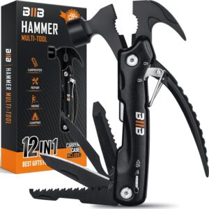 BIIB Vatertagsgeschenk für Papa, Geschenke für Männer 12 in 1 Multitool, Geburtstagsgeschenk für Männer, Geschenk Vatertag Papa Geschenk Multifunktionswerkzeug, Gadgets Camping Zubehör