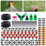 30M Bewässerungssystem Garten, 149 Stück Bewässerung Kit, mit Verstellbaren Düsen, Automatische Bewässerungssystem Gewächshaus,DIY Gartenbewässerung,Micro Drip Tröpfchenbewässerung für Pflanzen