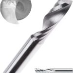 VHM Einzahnfräser Spiralfräser Holzfräser Einschneidig - Ø 5mm, für Holz und Kunststoff