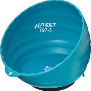 HAZET Magnetschale 197-3, 150 mm Durchmesser, aus leichtem Kunststoff mit robustem, starken Magnet - besonders praktisch zur Aufbewahrung von Kleinteilen wie Schrauben