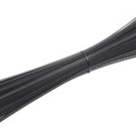 Meister Kabelbinder - Praktisches Set - 50 Stück - schwarz - 150 x 3,6 mm - Stabiles Nylon - UV-Beständig - Langlebig & robust / Kabelbinder-Set für Bündelgut / Kabelverbinder / 7452170