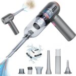 Handstaubsauger, 9000 PA Handstaubsauger Kabellos, Mini/Tragbar/Aufladbar USB Vacuum Cleaner, für Tierhaare, Auto, Zuhause, Büro, Auto, Zuhause, Büro
