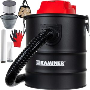 KAMINER Aschesauger 15l Saugleistung 1200W Spannung: 220-240V - 50Hz HEPA DualFilter - Aschesauger Industriesauger und Grill 1170, Bunt