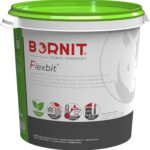 BORNIT Flexbit Bitumen Dichtmasse wasserdicht, hochflexibel Dachabdichtung flüssig [QNG-konform] Carport 25L Latex Bitumen Anstrich Garten Gartenhaus Garagendach abdichten, Flachdachabdichtung Pergola