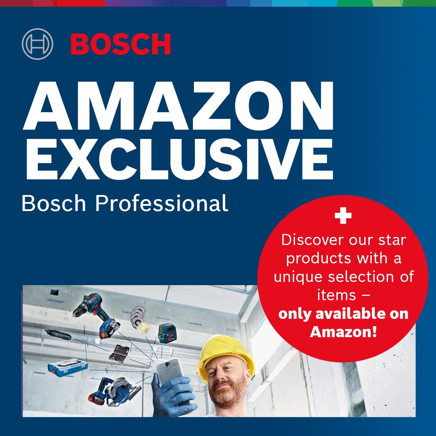 Bosch Professional Laser-Entfernungsmesser GLM 50-23 G (grüner Laser, Neigungssensor, Reichweite: bis zu 50 m, robust, IP65, ± 1,5 mm*, 2X AA-Batterie, Schlaufe, Tasche) – Bild 2