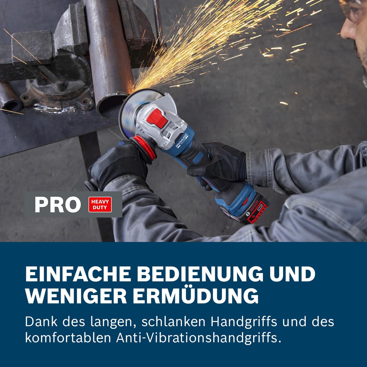 Bosch PRO 18V System Akku-Winkelschleifer GWX18V-11PS (inkl. L-BOXX) – Bild 3