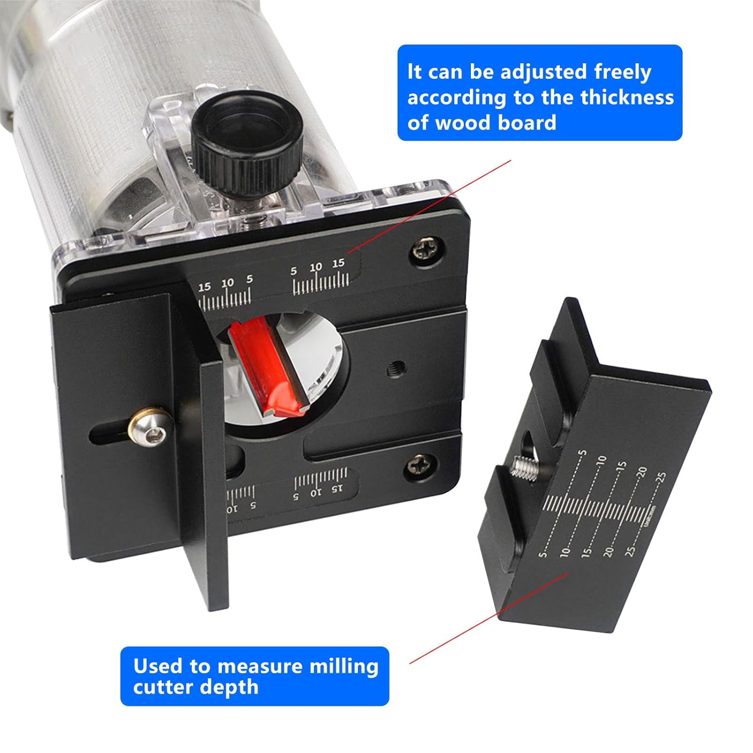Holzfräser Werkzeug Schlitzhalterung 2 in 1 Verbinder 65 mm Holzschneider Maschine Fräser Holzbearbeitungswerkzeuge Schlitzzubehör – Bild 3