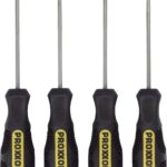 Proxxon Micro Spezial-Haken Set 4-teilig (gerade Spitze, volle Hakenspitze, Winkelspitze, 2-K Griff, Werkzeug für KFZ, Handwerk + Industrie) 22700