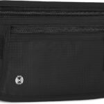 Geldgürtel für Damen und Herren, Diebstahlsicher Flache Bauchtasche mit RFID-Schutz, Ultraflach Versteckte Geldgürtel, Reise Bauchtasche für Reise Sport, Passt für Reisepass, Telefon und Bargeld