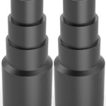 2 Stück Schlauchadapter universal - Staubsaugeradapter - Schlauch Reduzierstück für z.B: Bosch, Makita, Kärcher - Für Anschluß an Staubsaugerschlauch, Polyvinylchlorid (PVC)