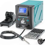 YIHUA 8509-I Präzisions-heißluft lötstation heißluftlötstation mit schneller und Erwärmung neigbares Display 3 voreingestellte Kanäle 8 Heißluftdüsen für SMD Reparatur und Nacharbeit für Mikrolöten