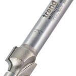 Trend Professioneller Miniatur-Rundfräser-Bit, 2,4 mm, 1/4-Zoll-Schaft, 9,5 mm Schnittdurchmesser und 9,5 mm Schnittlänge, TCT, MB/06 x 1/4TC