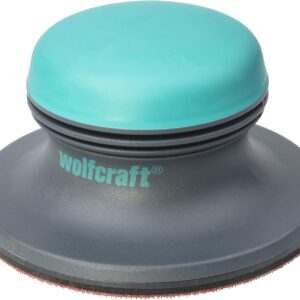wolfcraft Flächenschleifer I 5894000 I mit Klettgewebe zum schnellen Schleifpapierwechsel I Ø 125 mm I für schnelles Schleifen - Made in Europe